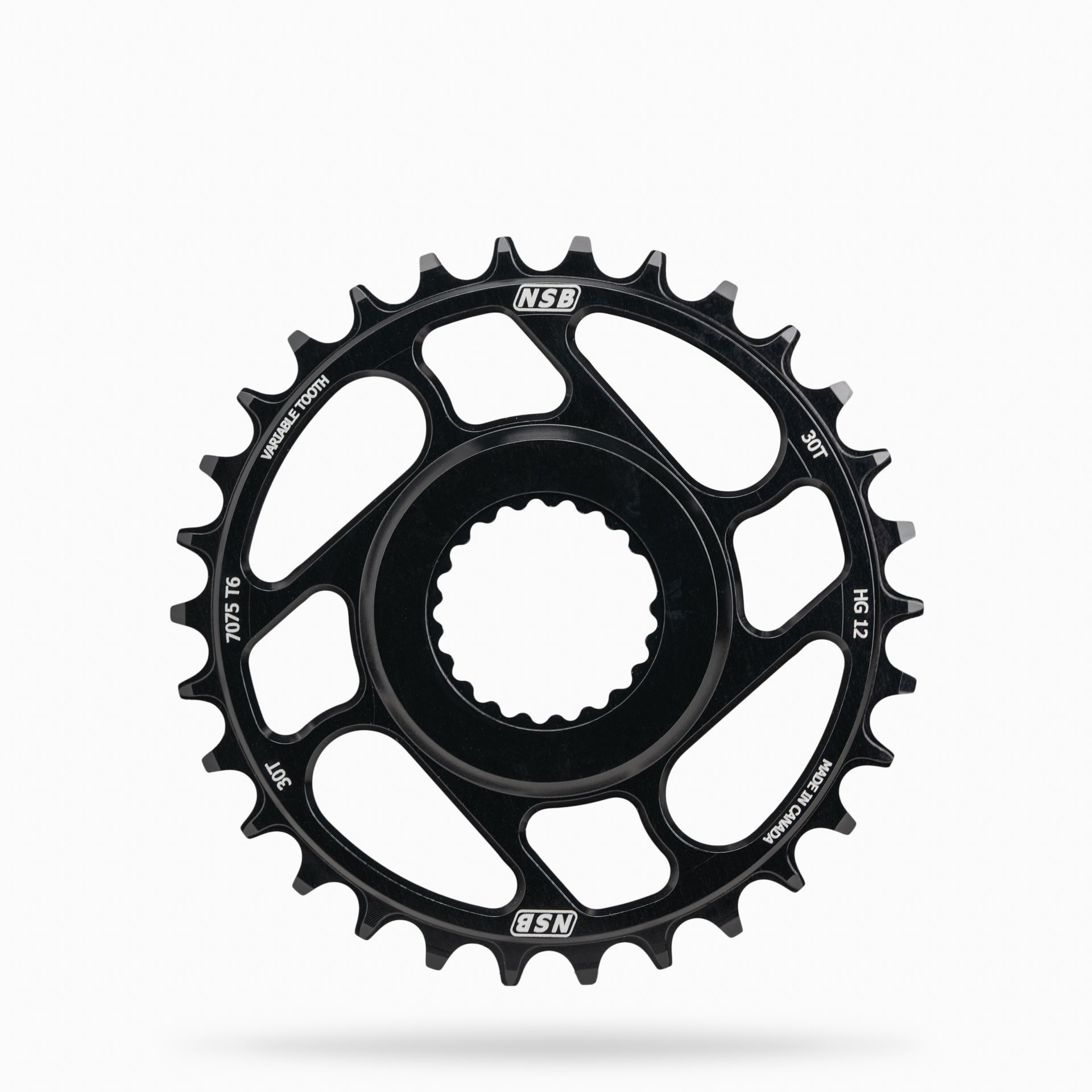 30T Shimano direct mount chainring for 12-speed Shimano drivetrains